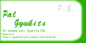 pal gyukits business card
